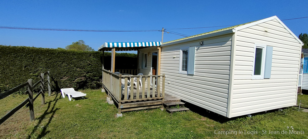 Location mobil-home à Saint Jean de Monts en bord de mer  2 chambres