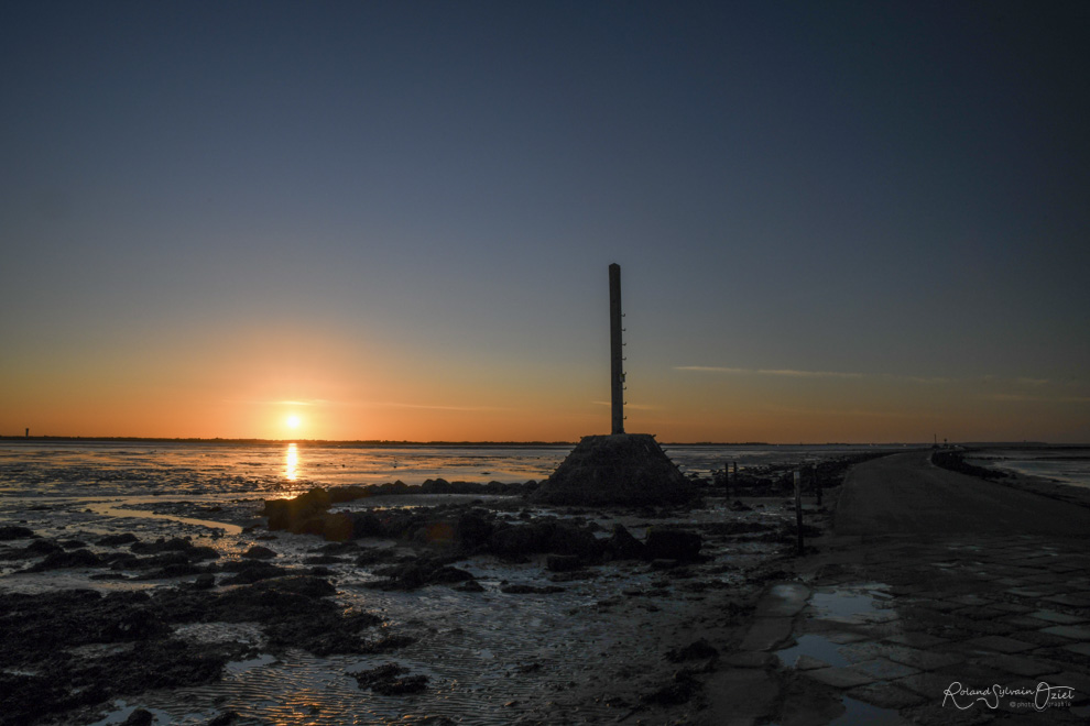 Passage du Gois Coucher de soleil