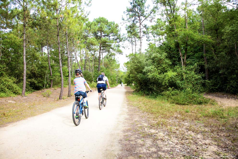 Balade en vélo dans la forêt de saint jean de monts