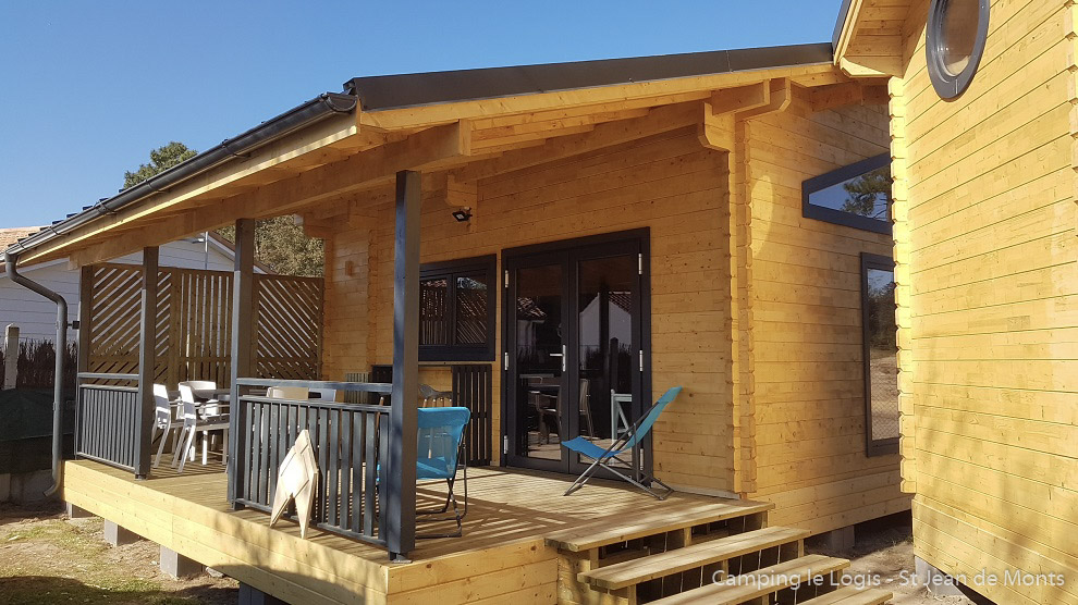 Location chalet 6 dans camping saint jean de monts