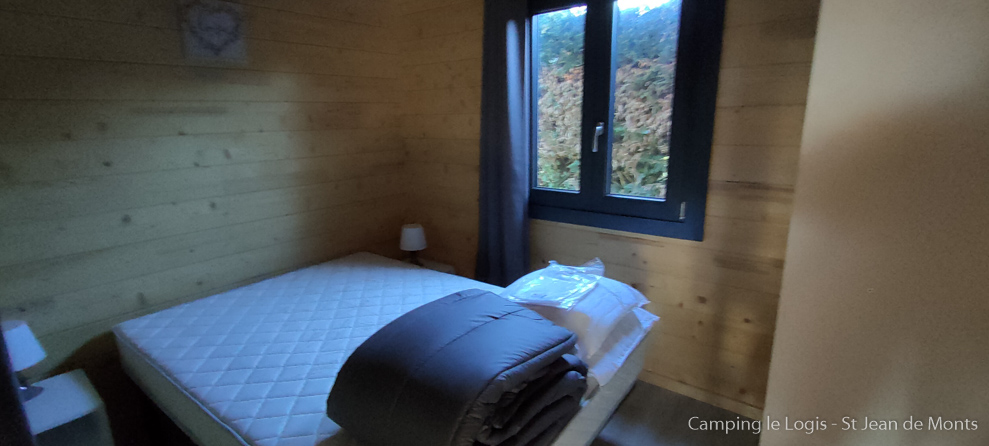 chambre parentale chalet