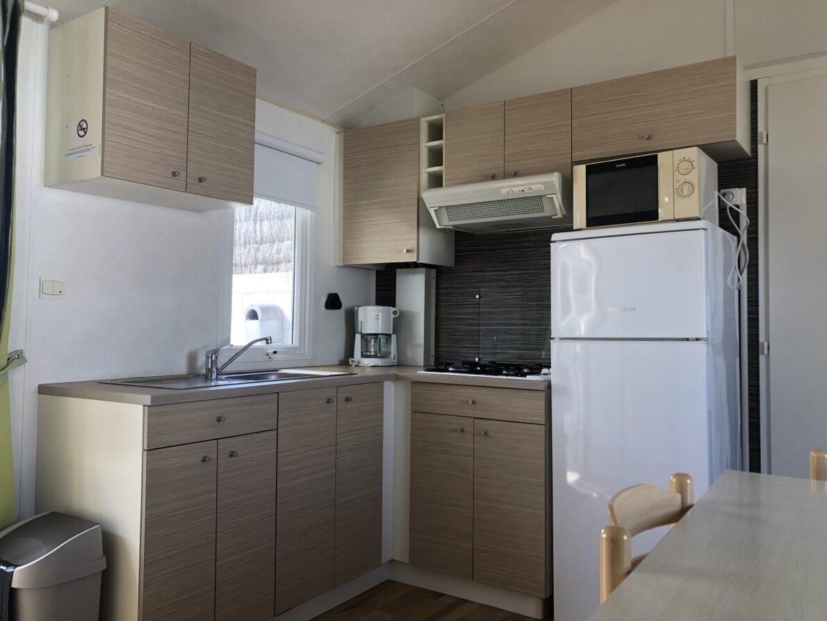 Cuisine du mobil-home à vendre saint jean de monts